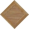 Ekena Millwork Diamond Gable Vent Non-Functional, Western Red Cedar Gable Vent w/Decorative Face Frame, 20"W x 20"H GVWDI20X2002RDUWR - alternate 4